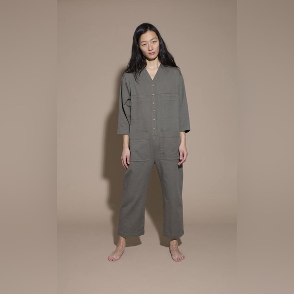 Ilana Kohn Tuck Coverall Jumpsuit - Picture 1 of 14